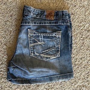 BKE denim shorts